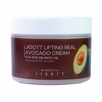 Jigott Lifting Real Avocado Cream - Крем-лифтинг для лица с авокадо